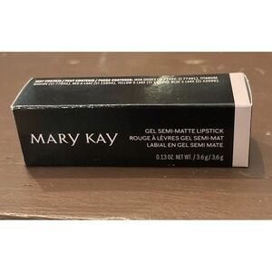 B) New In Box Mary Kay Gel Semi-Matte Lipstick Red Stiletto Full Size Fast Ship